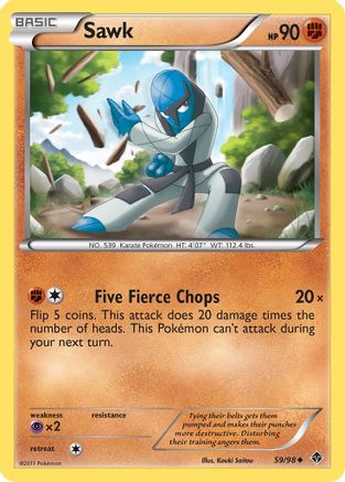 Sawk 059/98  - Reverse Holofoil Emerging Powers