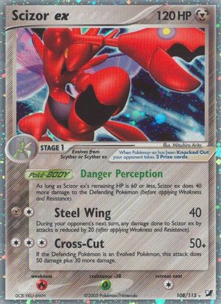 Scizor ex 108/115 - Holofoil Unseen Forces