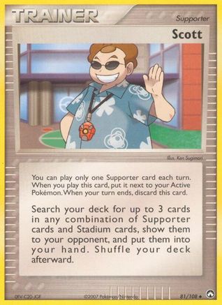 Scott 081/108 - Reverse Holofoil Power Keepers