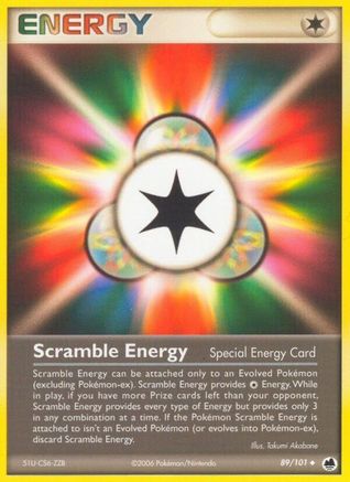 Scramble Energy 089/101 - Reverse Holofoil Dragon Frontiers