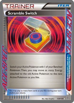 Scramble Switch 129/135  - Holofoil Plasma Storm