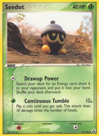 Seedot 061/92 - Reverse Holofoil Legend Maker