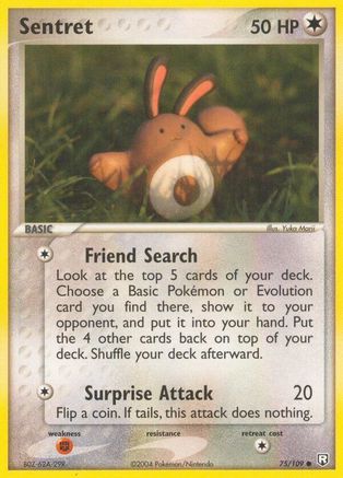 Sentret 075/109 - Reverse Holofoil Team Rocket Returns
