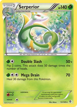 Serperior 013/149  - Reverse Holofoil Boundaries Crossed