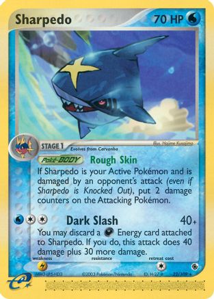 Sharpedo 022/109 - Reverse Holofoil Ruby and Sapphire
