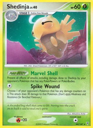 Shedinja 044/147  - Reverse Holofoil Supreme Victors