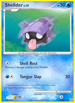Shellder 105/132  Secret Wonders