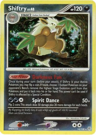 Shiftry 014/130  - Reverse Holofoil Diamond and Pearl