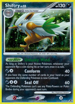 Shiftry 013/111  - Holofoil Rising Rivals
