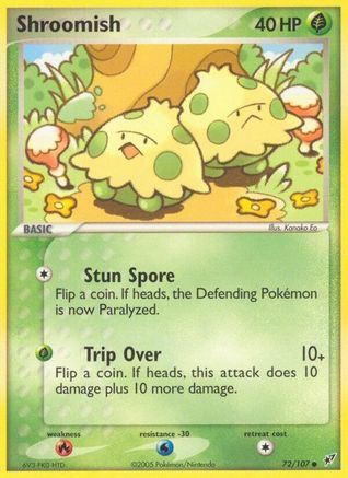 Shroomish 072/107 - Reverse Holofoil Deoxys