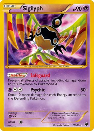 Sigilyph 118/116  - Holofoil Plasma Freeze