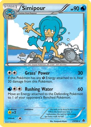 Simipour 023/98  - Reverse Holofoil Emerging Powers