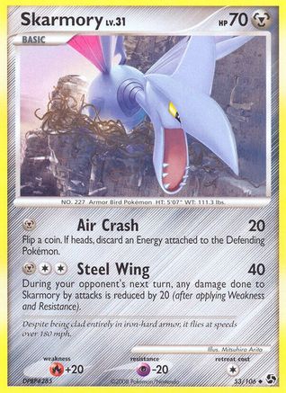 Skarmory 053/106  - Reverse Holofoil Great Encounters