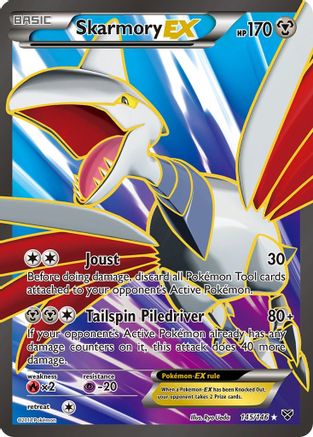 Skarmory EX (Full Art) 145/146  - Holofoil XY Base Set