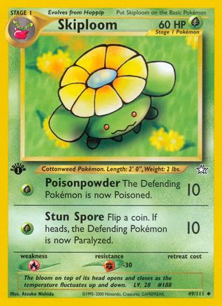Skiploom 049/111 - 1st Edition Neo Genesis