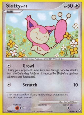 Skitty 119/146  - Reverse Holofoil Legends Awakened