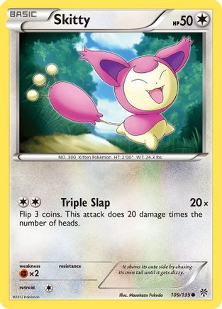 Skitty 109/135  - Reverse Holofoil Plasma Storm