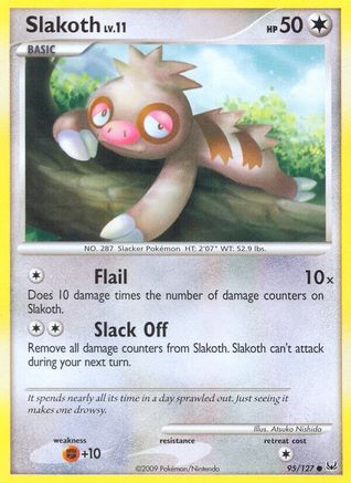 Slakoth 095/127 - Reverse Holofoil Platinum