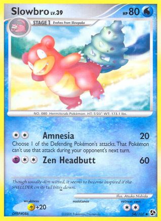 Slowbro 054/106  - Reverse Holofoil Great Encounters