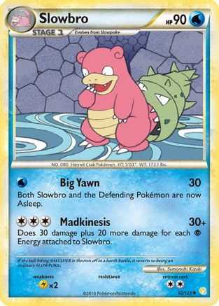 Slowbro 052/123  HeartGold SoulSilver