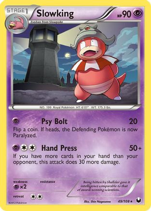 Slowking 049/108  - Reverse Holofoil Dark Explorers