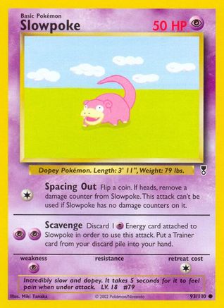 Slowpoke 093/110 - Reverse Holofoil Legendary Collection