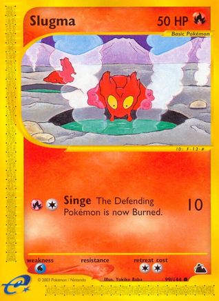 Slugma 099/144 - Reverse Holofoil Skyridge