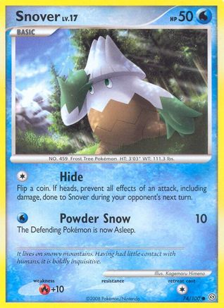 Snover 074/100  - Reverse Holofoil Stormfront