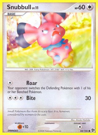 Snubbull 084/106  - Reverse Holofoil Great Encounters