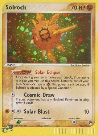 Solrock 013/100 - Reverse Holofoil Sandstorm