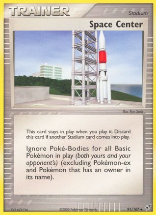 Space Center 091/107 - Reverse Holofoil Deoxys