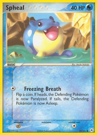 Spheal 074/101 - Reverse Holofoil Hidden Legends