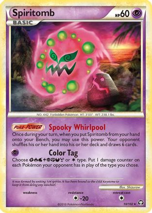 Spiritomb 010/102  - Holofoil Triumphant