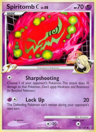 Spiritomb C 084/147  - Reverse Holofoil Supreme Victors