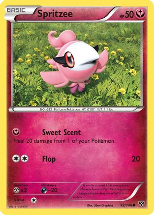 Spritzee 092/146  - Reverse Holofoil XY Base Set