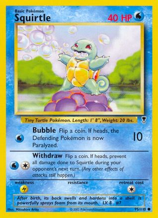 Squirtle 095/110 - Reverse Holofoil Legendary Collection