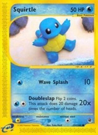 Squirtle 131/165 - Reverse Holofoil Expedition