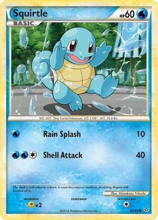 Squirtle 063/95  - Reverse Holofoil Unleashed