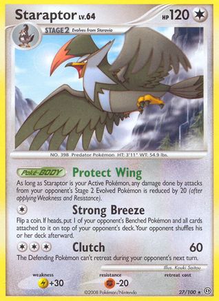 Staraptor 027/100  Stormfront