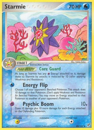 Starmie 048/107 - Reverse Holofoil Deoxys