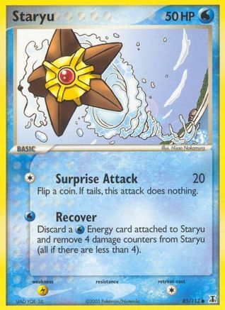 Staryu 085/113 - Reverse Holofoil Delta Species