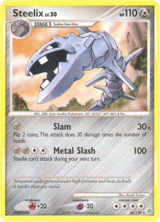 Steelix 026/130  - Reverse Holofoil Diamond and Pearl