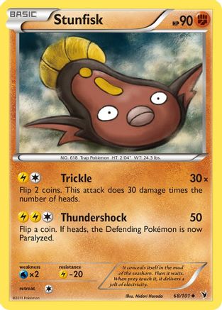 Stunfisk 068/101 - Reverse Holofoil Noble Victories