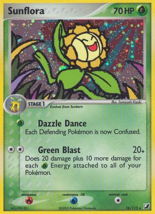 Sunflora 016/115 - Holofoil Unseen Forces