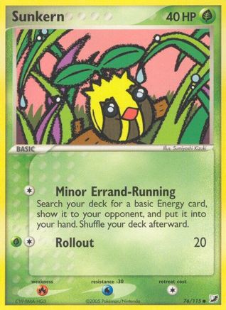 Sunkern 076/115 - Reverse Holofoil Unseen Forces