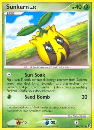 Sunkern 114/132  Secret Wonders