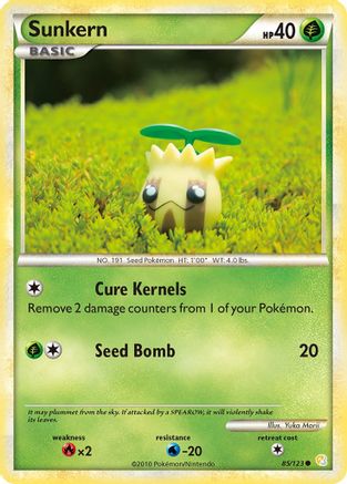 Sunkern 085/123  - Reverse Holofoil HeartGold SoulSilver