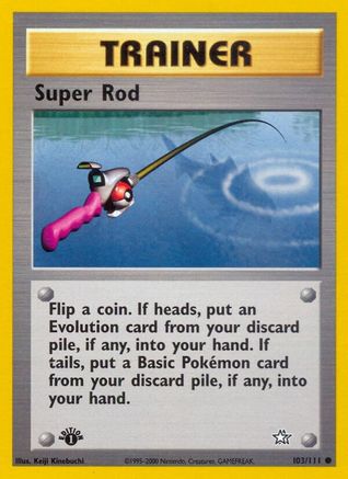 Super Rod 103/111 - 1st Edition Neo Genesis