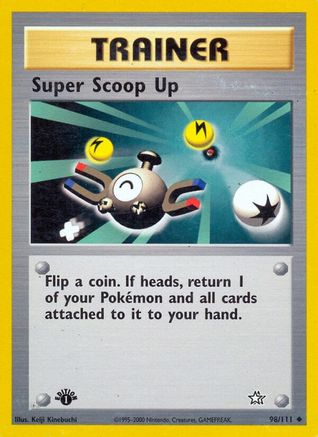 Super Scoop Up 098/111 - 1st Edition Neo Genesis