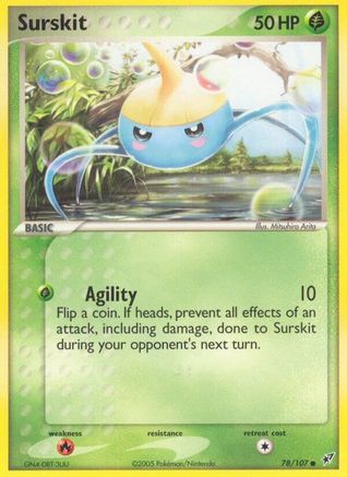 Surskit 078/107 - Reverse Holofoil Deoxys
